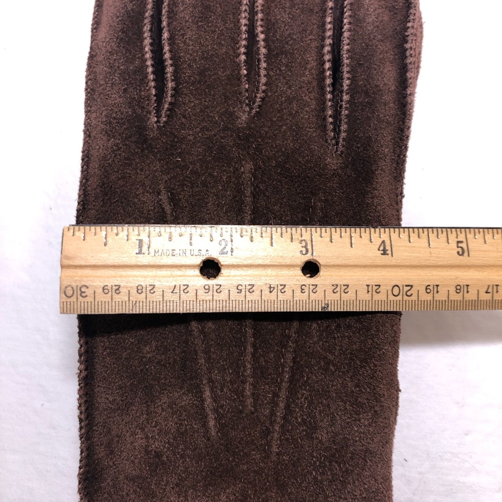 Vintage Strawbridge & Clothier Suede Gloves w Tags - Picture 5 of 6